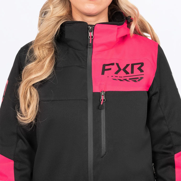 FXR Womens Revo F.A.S.T. Insulated Monosuit - Black/Razz, view 12
