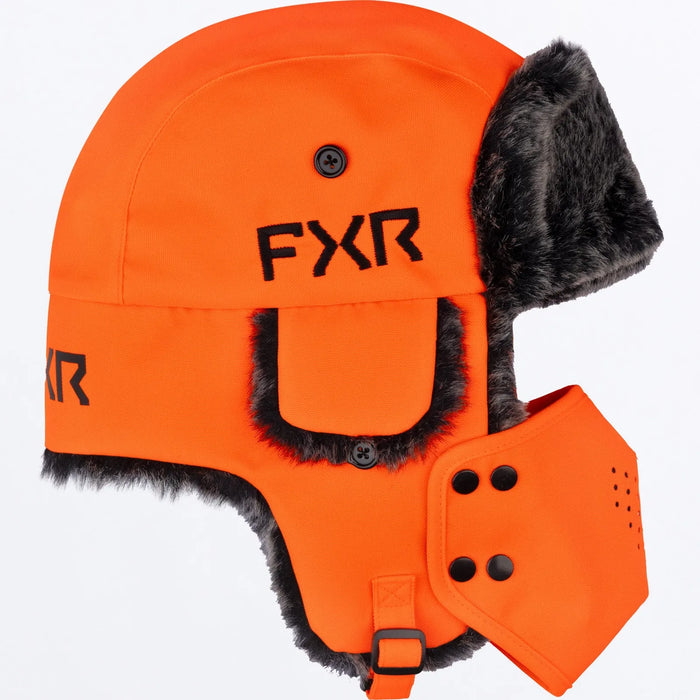 FXR Trapper Hat - Safety Orange, view 3