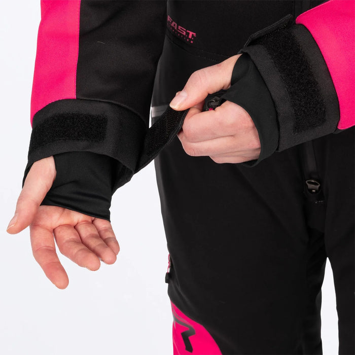 FXR Womens Revo F.A.S.T. Insulated Monosuit - Black/Razz, view 5