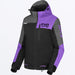 FXR Womens Fresh Jacket - Black/Amethyst/Char, front view
