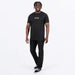 FXR Mens Pedigree Premium T-Shirt - Black/White, view 3