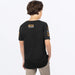 FXR Youth Race Div Premium T-Shirt - Black/Gold, view 2