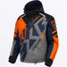 FXR Mens Cold Cross CX Jacket - Org/Midnight/Black, front view