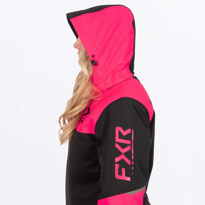 FXR Womens Revo F.A.S.T. Insulated Monosuit - Black/Razz, view 10