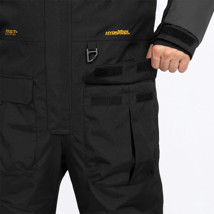 FXR Svalbard F.A.S.T. Insulated Monosuit - Black/Asphalt/Kash, view 12
