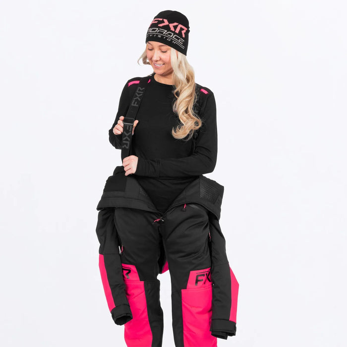 FXR Womens Revo F.A.S.T. Insulated Monosuit - Black/Razz, view 13