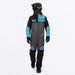 FXR Mens Revo Lite Monosuit - Blue/Ti/Black, front view