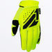 FXR Youth Reflex MX Glove 2026 - HiVis/Black, front view