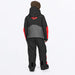 FXR Child Vertical Monosuit - Ti/Asphalt/Red, view 2
