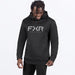FXR Mens Pro Fish Tech Pullover Hoodie - Black/Red, front view