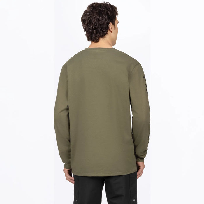 FXR Mens Victory Premium Longsleeve - Army/Black, view 2