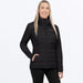 FXR Womens Phoenix Windproof Quilted Jacket - Black, front view