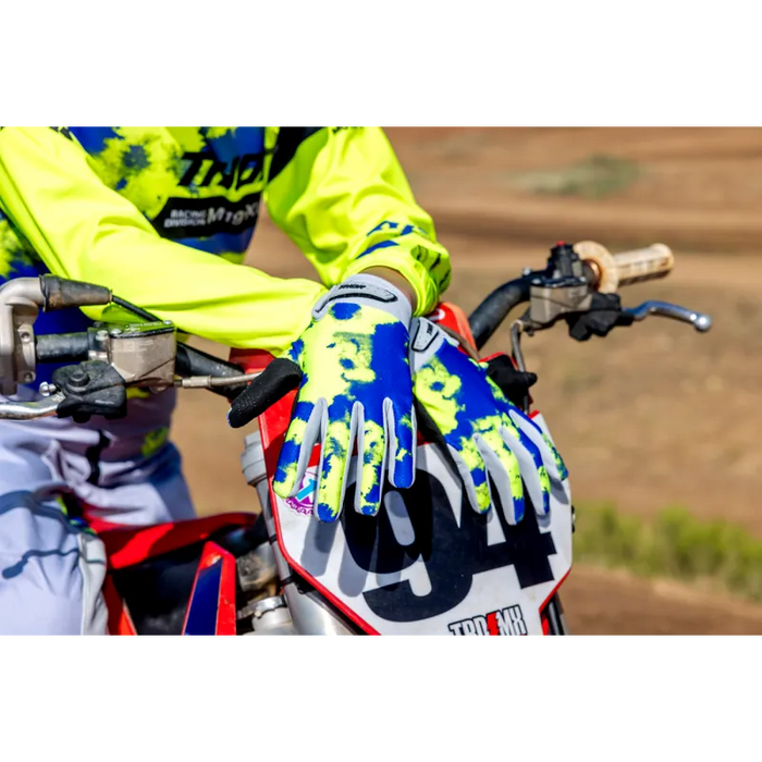Thor Mens Launchmode Gloves - Gray/Acid - Other
