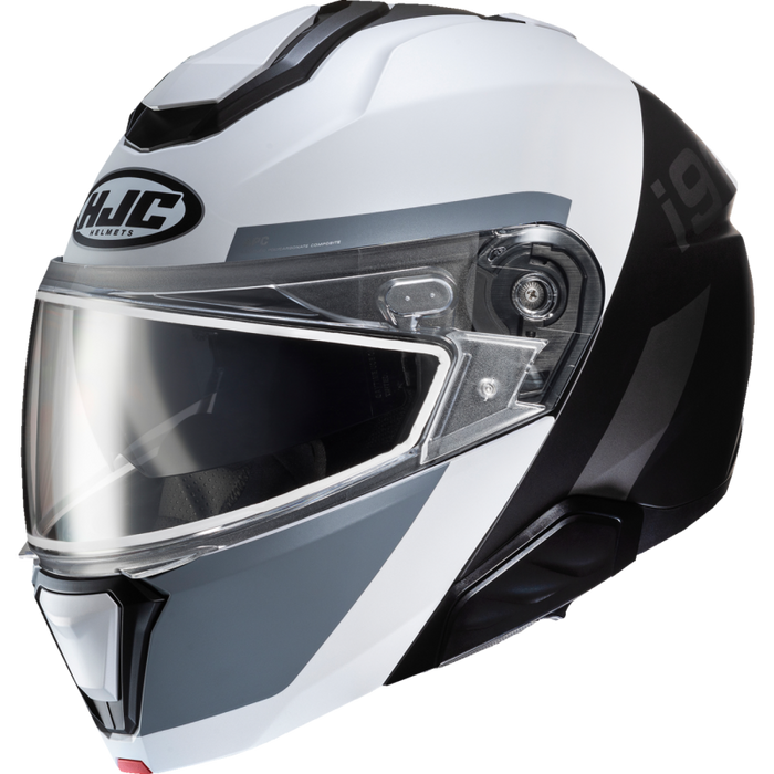 HJC i91 Bina Snow Helmet with Electric Dual Lens Face Shield