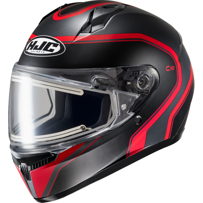 HJC C10 Elie Snow Helmet with Electric Dual Lens Face Shield