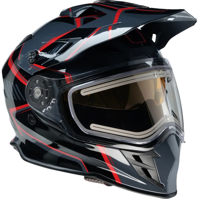 Z1R Range 2.0 Rotor Snow Helmet with Electric Dual Lens Face Shield