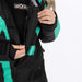 FXR Womens Cold Cross CX F.A.S.T. Monosuit - Black/Asphalt/Mint, view 6