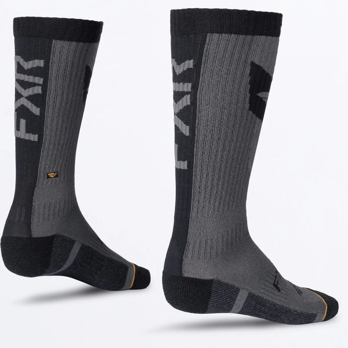 FXR Boost Performance Sock - Asphalt/Black, view 4