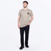 FXR Mens Mountain Premium T-Shirt - Sand/Oxblood, view 3