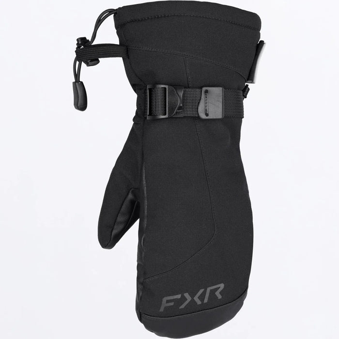 FXR Youth Hydrogen Mitt - Black, front view
