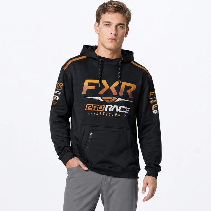 FXR Mens Race Division Tech Pullover Hoodie - Black/Kash, view 2