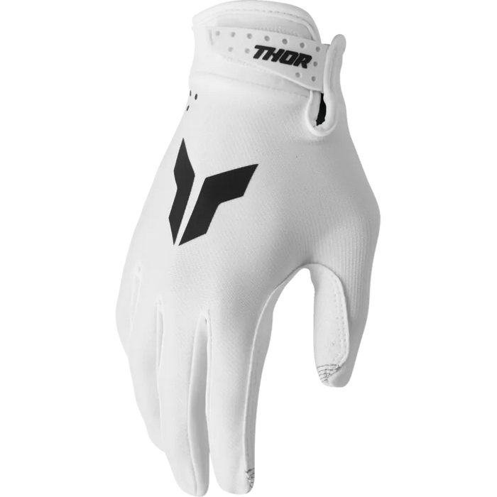 Thor Mens Launchmode Gloves - White - Front