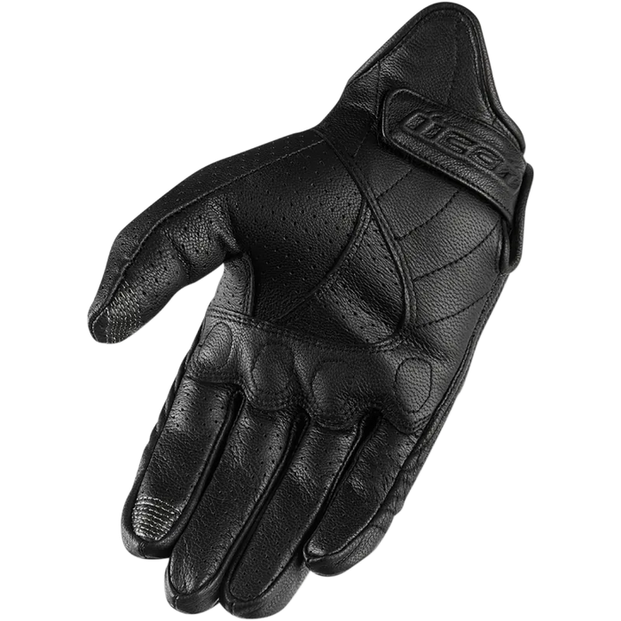Icon Mens Pursuit Classic Perf Gloves - Black - Other