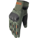 Thor Mens Range Gloves - Army/Orange - Front