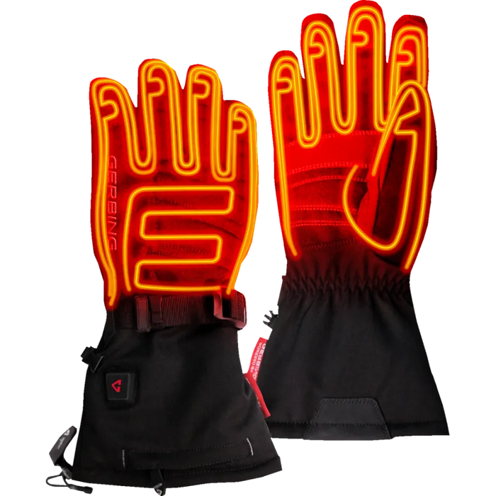 Gerbing Mens 7V S7 Battery Heated Gloves - Black - Front