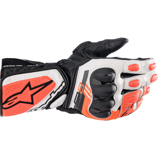 Alpinestars Mens SP-8 V3 Leather Gloves - Black
