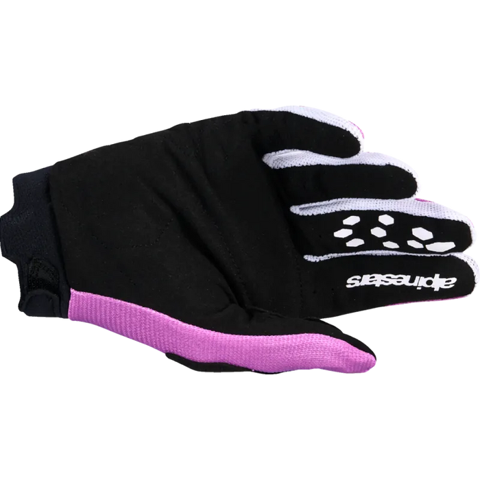 Alpinestars Womens Stella Full Bore V2 Gloves - Violet/White/Black - Back