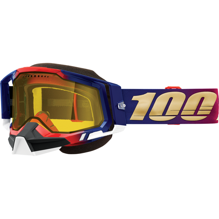 100% Racecraft 2 United Snow Goggles
