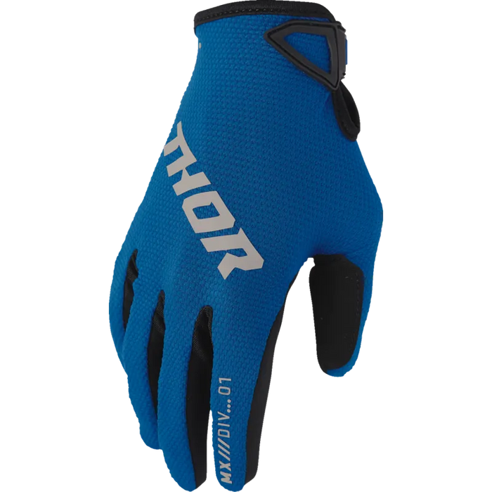 Thor Mens Ridemode Gloves - Blue - Front