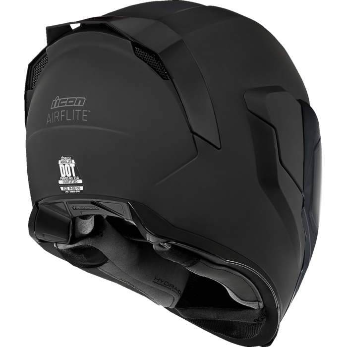 Icon Airflite Dark Rubatone Black Full-Face Helmet