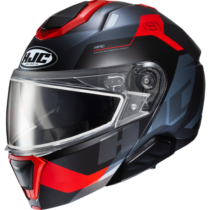 HJC i91 Carst Snow Helmet with Electric Dual Lens Face Shield