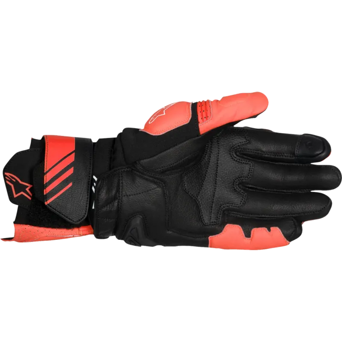 Alpinestars Mens GP Plus R V3 Leather Gloves - Bright Red/Fluo Red - Other