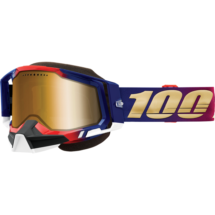 100% Racecraft 2 United Snow Goggles