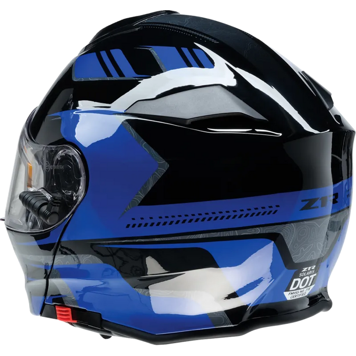 Z1R Solaris 2.0 First Tracks Snow Helmet with Electric Dual Lens Face Shield