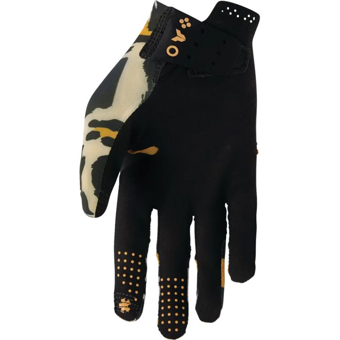 Thor Womens Sportmode Gloves - Tan/Black - Back