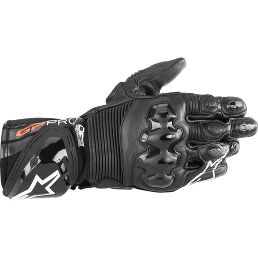 Alpinestars Mens GP Pro R4 Gloves - Black - Front