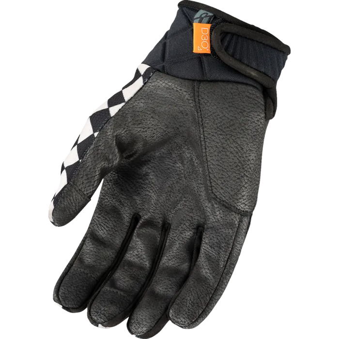 Icon Mens Anthem 3 Gloves - Checker - Back