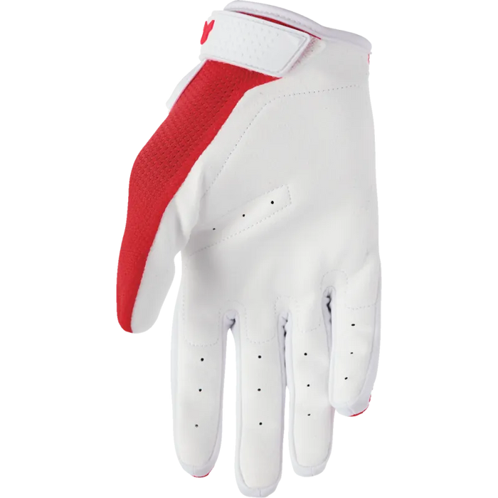 Thor Youth Ridgemode Gloves - Red - Back