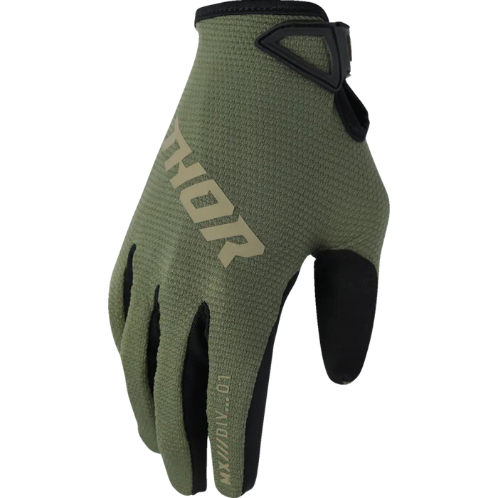 Thor Youth Ridgemode Gloves - Camo - Front