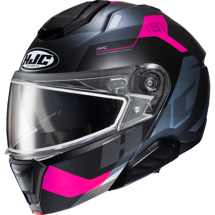 HJC i91 Carst Snow Helmet with Electric Dual Lens Face Shield