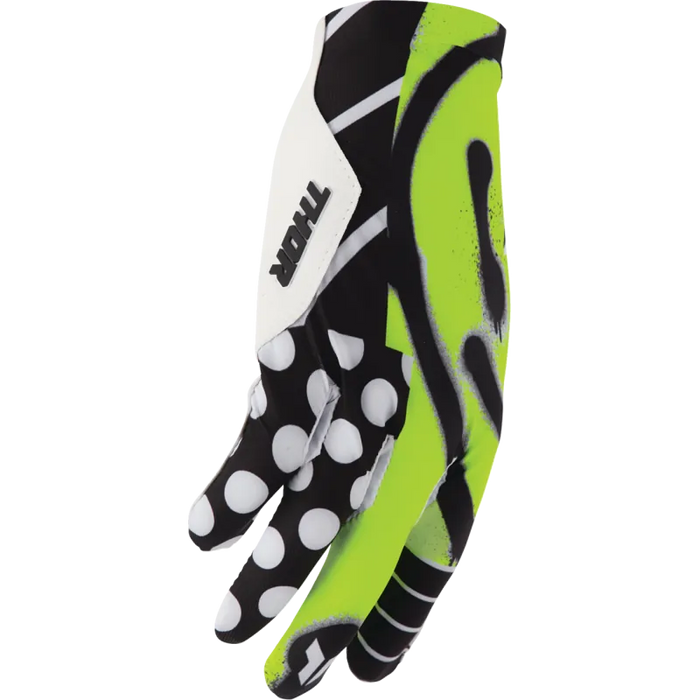 Thor Mens Sportmode Gloves - Anarchy Black/White - Front