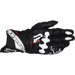 Alpinestars Mens GP Plus R V3 Leather Gloves - Black/White - Front