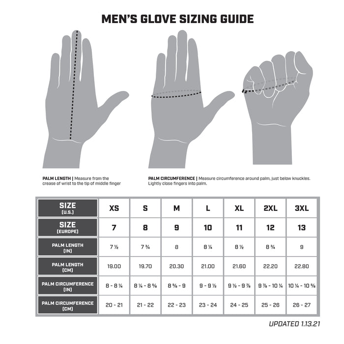 KLIM Mens Powerxross Gauntlet Glove