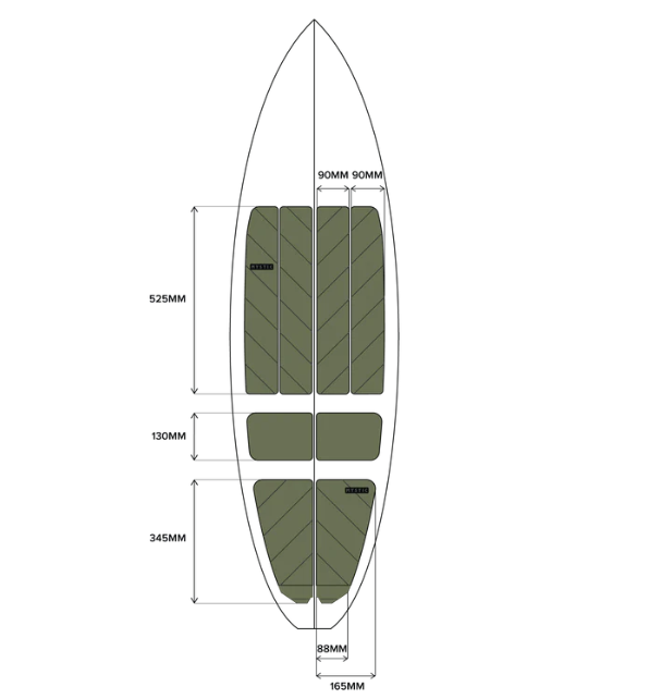 Mystic Classic Ambush Surfboard Full Deckpad