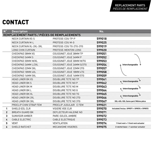 CKX Contact Edge Full-Face Helmet with Electric Double Lens