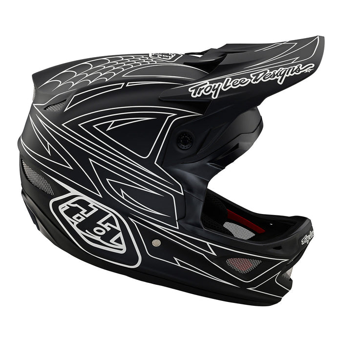 Troy Lee Designs D3 Fiberlite Spiderstripe Helmet